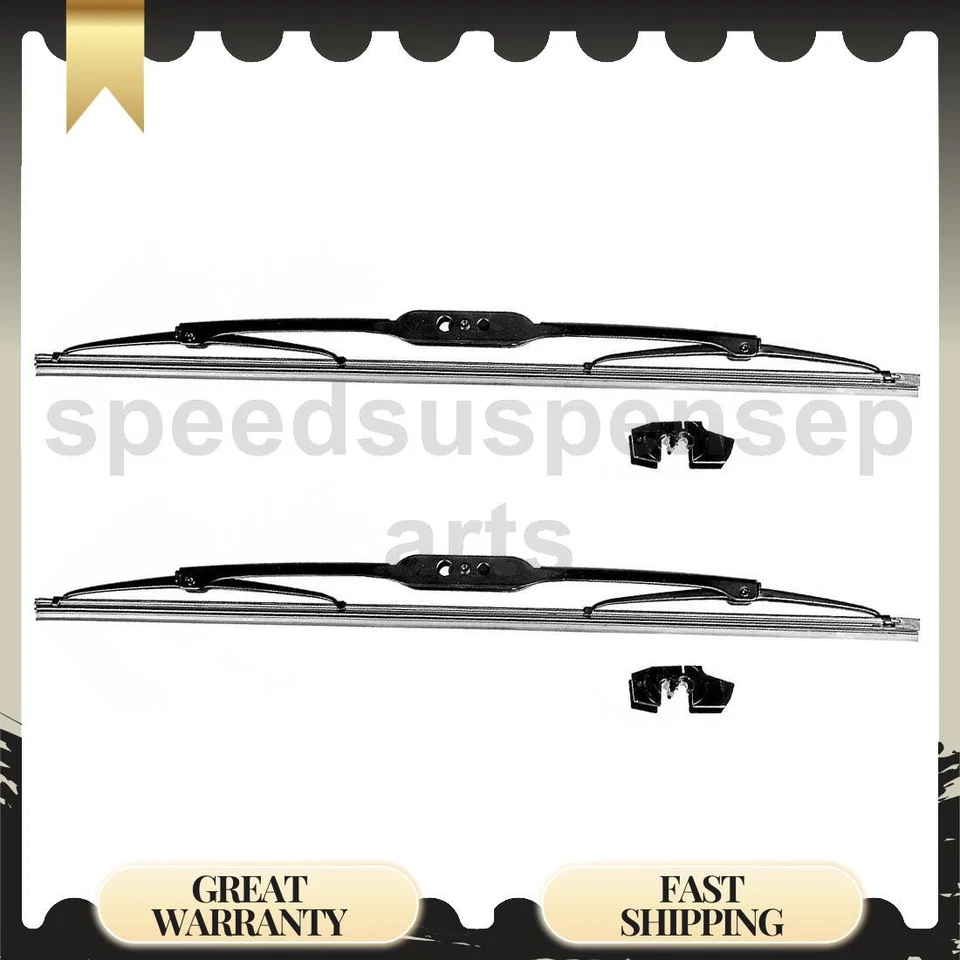 2 escobillas limpiaparabrisas delanteras para Ford Fairmont 2,3 L 3,3 L 5,0 L 4,2 L Foto 1 de 4