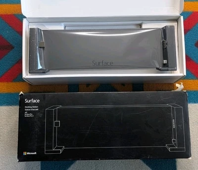 NUEVO Microsoft Surface Pro y Surface Pro 1 y 2 Estación de Acoplamiento 1617 NUEVO Caja Abierta Foto 1 de 4