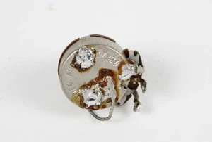 1973 Fender Jaguar/Jazzmaster MEG Pot Potentiometer 1970s White Plastic Tip USA - Picture 1 of 6