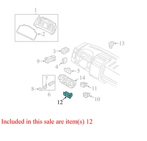 2008-2012 Ford Escape Driver Information Switch Used 8L8Z13D730DA OEM - Picture 1 of 10