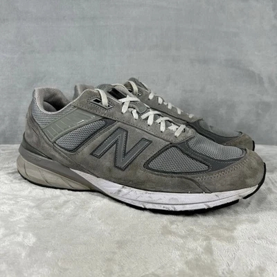 New Balance 990v5 Mens Size 12 D Made in USA Castlerock M990GL5 Walking Sneakers - Image 1 of 4