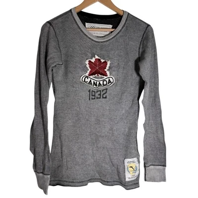 The Olympic Museum Collection Canada 1932 Lake Placid Gray Shirt Women’s Medium - Image 1 of 4