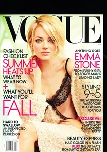 Vogue USA Magazine  July 2012 - Emma Stone, Marlen Esparza, Ethal Kennedy - Picture 1 of 4