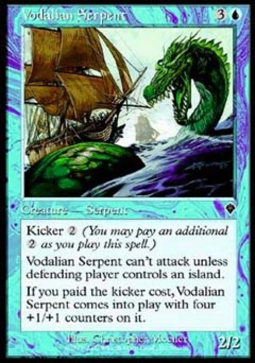 Vodalian Serpent - Light Play MTG Invasion - Image 1 of 1