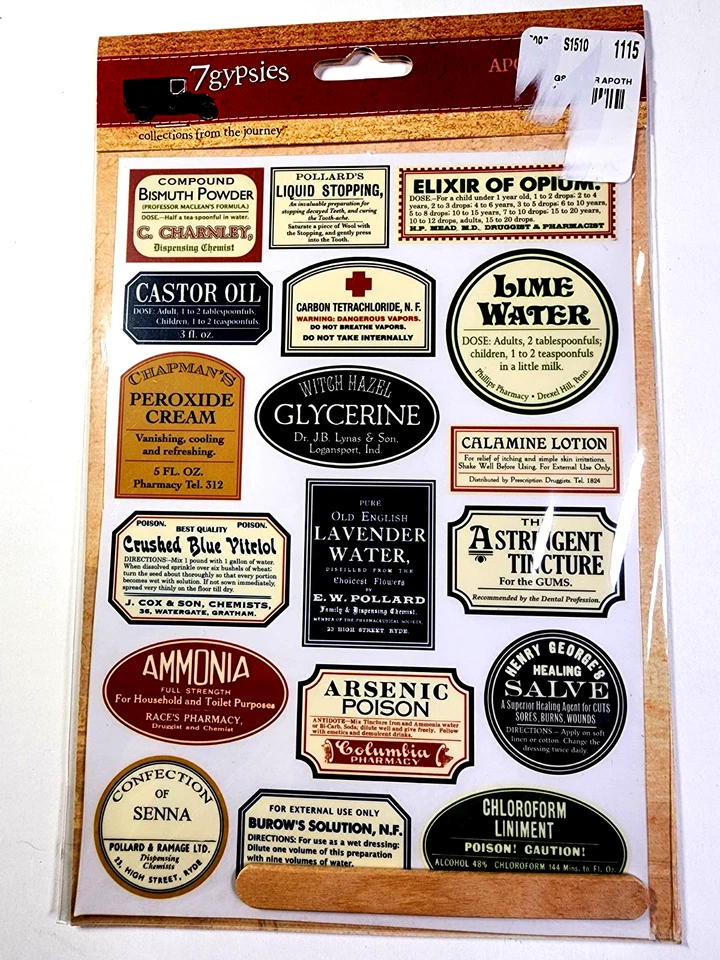 18 placas de boticário ciganas Halloween químico esfregaços lançados 2011 - Imagem 1 de 3