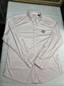 HL Sport Performance Luxury Button Down Shirt Men's Size XL SEC Logo Golf - Picture 1 of 11