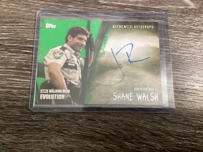 TOPPS THE WALKING DEAD EVOLUTION AUTOGRAPH CARD JON BERNTHAL AS SHANE #24/25 - Image 1 of 3