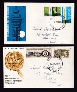 1964-69 Pre-Decimal Illustrated FDC First Day Lot Collection x12 mostly VG - Picture 1 of 6