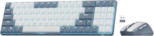 Redragon BS8772 Wireless Keyboard and Mouse Combo Low-Profile Mechanical Blue - Picture 1 of 7