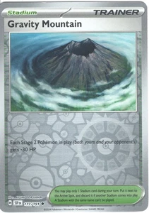 Gravity Mountain - SV08: Surging Sparks 177/191 - Uncommon - NM Pokémon TCG - Picture 1 of 2