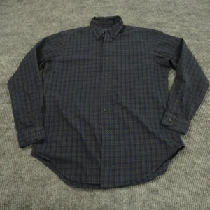 VINTAGE Ralph Lauren Flannel Shirt Mens Medium Preppy Small Pony 100% Cotton - Picture 1 of 12
