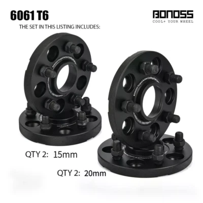 2018 2019 2020 2021 2022 se adapta a espaciadores de llantas de aleación Tesla Modelo 3 Y 15 mm/20 mm 4 piezas Foto 1 de 4