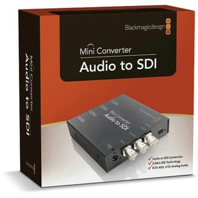 Blackmagic Design Audio to SDI Mini Converter - Ships form Miami - Image 1 of 4