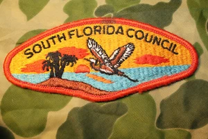 BSA Boy Scout South Florida Council Shoulder color Patch - Picture 1 of 2
