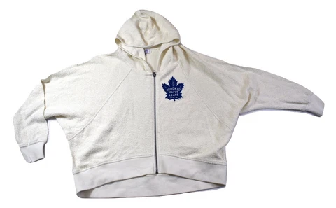 Touch By Alyssa Milano NHL Womens Toronto Maple Leafs Hockey Hoodie NWT M Cover