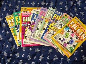 Lot Of 10 Fill In Puzzle Books 2006 Dell Penny Press Mix See Description - Picture 1 of 11