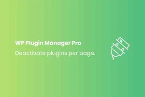 WordPress Premium Plugin WP Plugin Manager Pro Plugin pro Seite deaktivieren - Bild 1 von 1