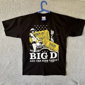 Vintage BIG D AND THE KIDS TABLE Men's L T-shirt One Ticket To Blood Made In USA - Picture 1 of 9