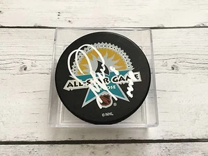 Disco de hockey Mark Recchi 1997 autografiado de la NHL All Star All-Star b - Imagen 1 de 1