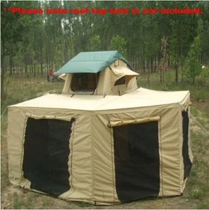 2.5M SKYWING Batwing AWNING CAMPER TRAILER 4WD CAMPING FOXWING WITH ANNEX ROOM - Picture 1 of 6