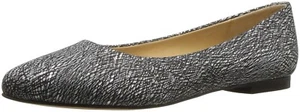 Trotters Women's Estee Ballet Flat, Black/Metallic, Size 11 Narrow US - Picture 1 of 7
