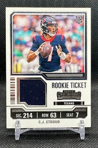 2023 Contenders Rookie Ticket Swatch Relic Variation #42 C.J. Stroud - Picture 1 of 2