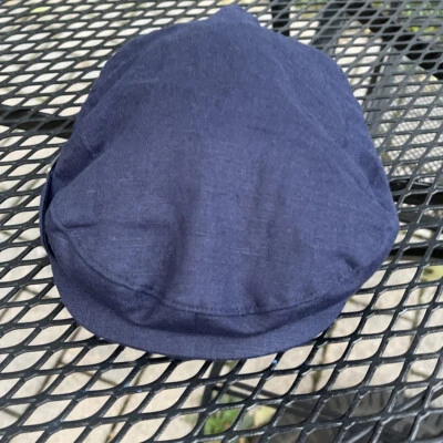 Шляпа Janie Jack плоская кепка в елочку итальянский кондуктор лен 12 24 месяцев - Изображение 1 из 4