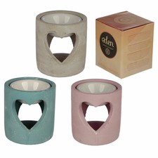 Puckator OB293 Heart Cut-Out Oil Burner - Different Colours