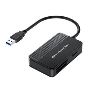 New USB 3.0 4 in 1 Card Hub Adapter Multi Slot SD/SDHC/SDXC Memory Card Reader - Picture 1 of 13