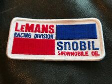 Vintage LeMans Patch Snowmobile Racing Oil  Snomobile Sled Ski Skidoo Badge!