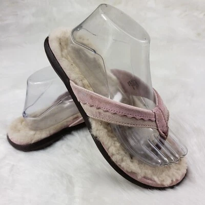 Sandalias LL BEAN de gamuza rosa deslizables para mujer talla 8 Foto 1 de 4