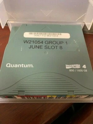 Ultrium LTO-4 Quantum Cartridge With Label 800GB/1600GB - Image 1 of 2