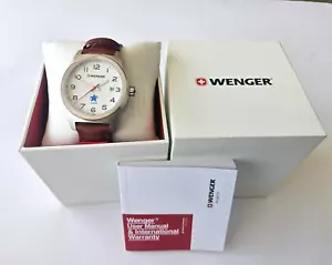 Wenger Swiss Army Landstar Military 100m White Dial 41mm Men's Watch New in Box - Picture 1 of 5