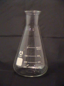 Conical Flask 100 250 500 1000 Conical Flasks Erlenmeyer - Picture 1 of 4