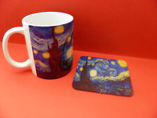 1 x 11oz Coffee Mug and Coaster - The Starry Night  Vincent van Gogh your design