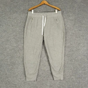 Old Navy Sweatpants Boys Large Grey Elastic Waist Drawstring Zipped Pockets - Picture 1 of 12