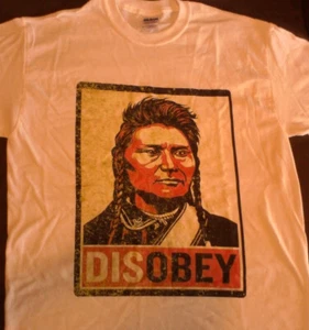 Chief Joseph Disobey T shirt tee Native American - Picture 1 of 1