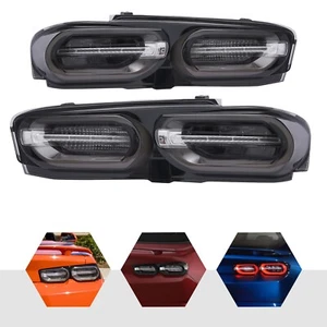 2019-24 Camaro New Darkened Smoked Tinted LED Rear Tail Lamps RH + LH Kit 20 21 - Picture 1 of 13