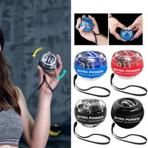 LED Wrist Ball Gyroscopic Powerball Gyro Power Fitness Equipment Autostart Range - Picture 1 of 37
