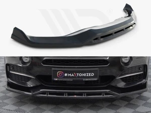 Front Diffuser Splitter V3 Maxton Design Gloss Black ABS for BMW X5 M-Pack F15 - Picture 1 of 5