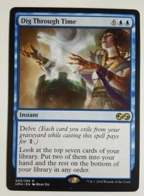 Dig Through Time - Ultimate Masters (Magic/Mtg) NM/LP - Image 1 of 2