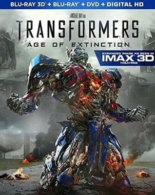 Transformers, Age of Extinction 3D (BluRay 3D+DVD+BluRay, Cyborgs, Sleeved,2014) Foto 1 de 3