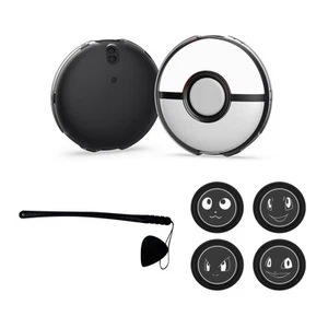 Funda protectora transparente + 4 almohadillas adhesivas + correa de mano para Pokémon GO Plus + F - Imagen 1 de 8