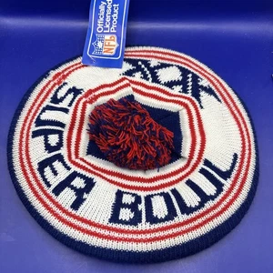 Sombrero de ala corta tejido Super Bowl XX de colección 1985 con pompón - Nuevo con etiqueta - Chicago Bears - Imagen 1 de 12