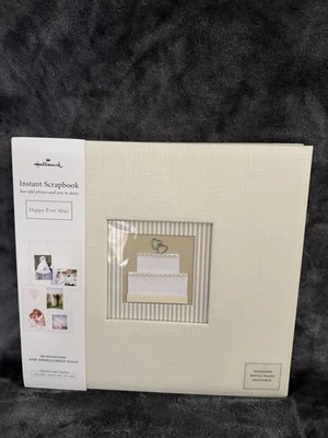 Álbum de recortes instantáneo Hallmark Happy Ever After Wedding 20 páginas adornadas SBK4375 Foto 1 de 2