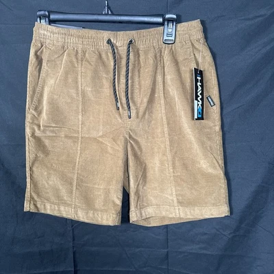 Pantalones Cortos Tony Hawk Pequeños de Pana Marrón Cintura Elástica Cordón Estado Informal Nuevos con Etiquetas Foto 1 de 4