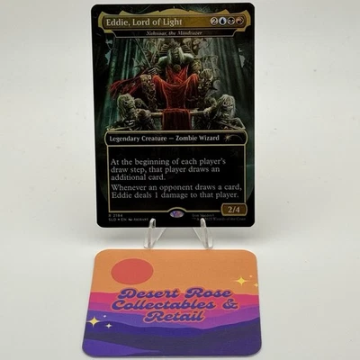 MTG Eddie, Lord of Light - Nekusar, the Mindrazer Rainbow Foil Secret Lair Drop - Image 1 of 2