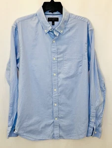 BANANA REPUBLIC MEN SLIM SUPER SOFT OXFORD SHIRT / SIZE L LARGE | $65 NEW - Picture 1 of 7