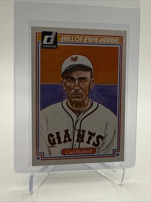 Tarjeta de béisbol 1983 Donruss HOF Heroes Carl Hubbell #33 como nueva envío gratuito Foto 1 de 3