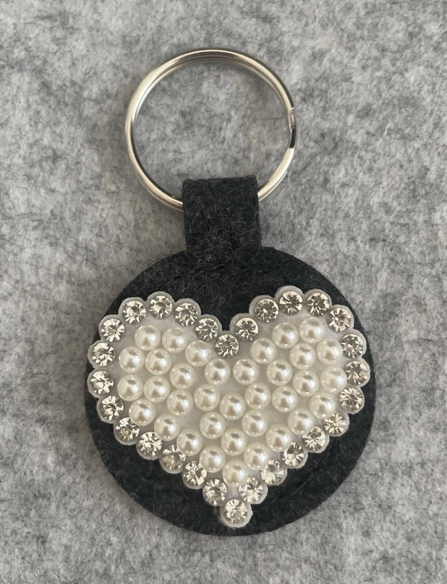 Schlüsselanhänger Mit Glitzer-Strass Anker & Pfeil – Metallisch, Elegant – Für Schlüsselbund, Handtasche Oder Auto-Spiegel